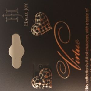Stud Earrings Hearts